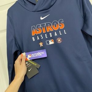 ASTROS DRY FIT HOODIE - WOMENS - AUTHENTIC